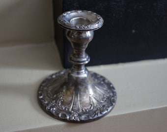 Vintage Sterling Silver Candle Holders Candle Bar Candlestick Weighted Hollowware Gorham 749  OF