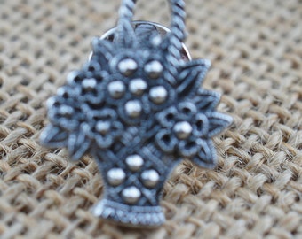 Broche Vintage Bouquet En Argent Sterling Par AVON - Occasion - Bon état