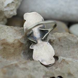 925 Sterling Silver Ring Native American Size 6.5 Band Gemstone ...