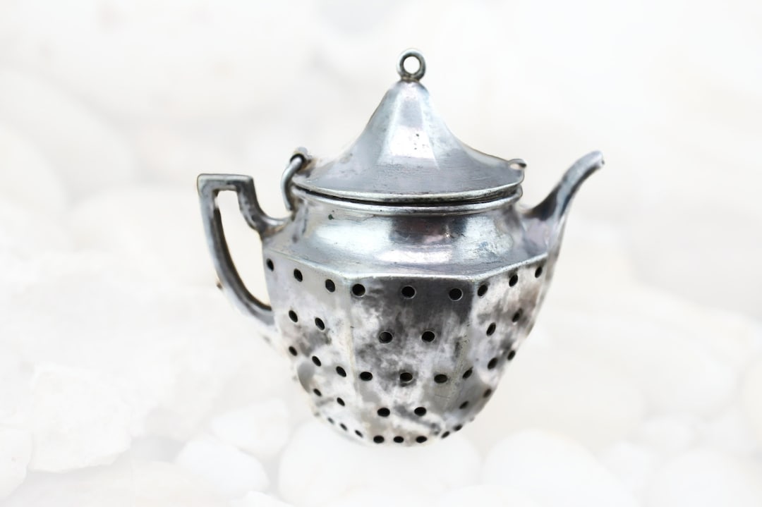Antique Sheffield Sterling Silver Miniature Hinged Teapot Tea Etsy