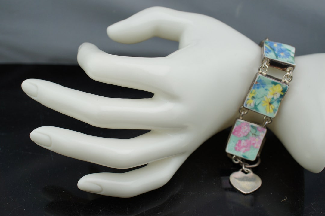 Sterling Silver Signed JSVR Jacqueline Smiley 950 Vintage Bracelet ...