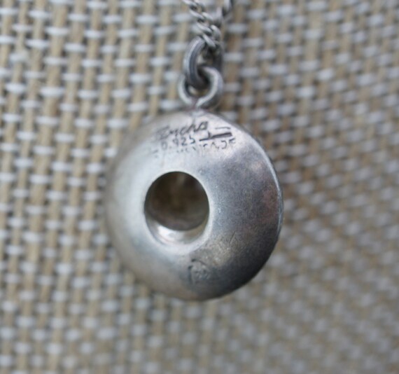 Vintage Sterling Silver Charm Pendant Mexico Hat Sombrero
