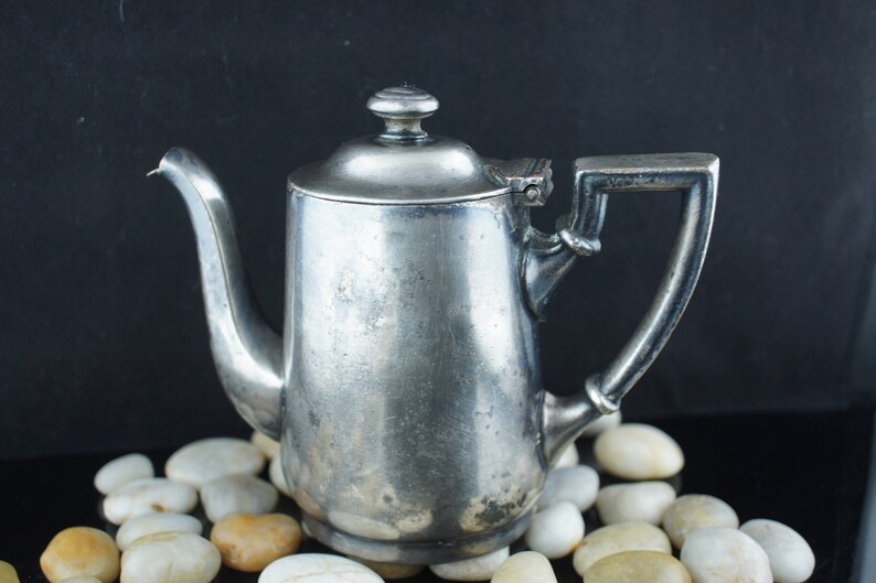 Antique Silver Victorian Silver Soldered Teapot Nassau Etsy