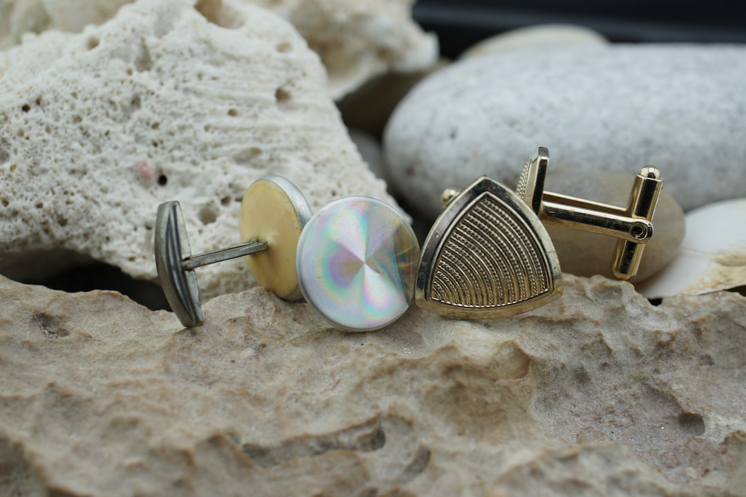 Cuff Links Art Deco Vintage Jewelry Cufflinks Collectible Set of 2 Pair ...