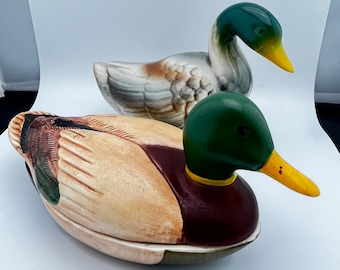 Couverture Vintage Beacon 1986 – Canards Colvert – Taille Twin/Full