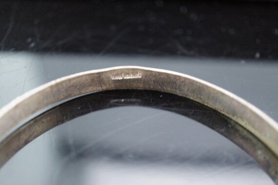 925 Sterling Silver Bangle Solid 925 Bracelet Vin… - image 6
