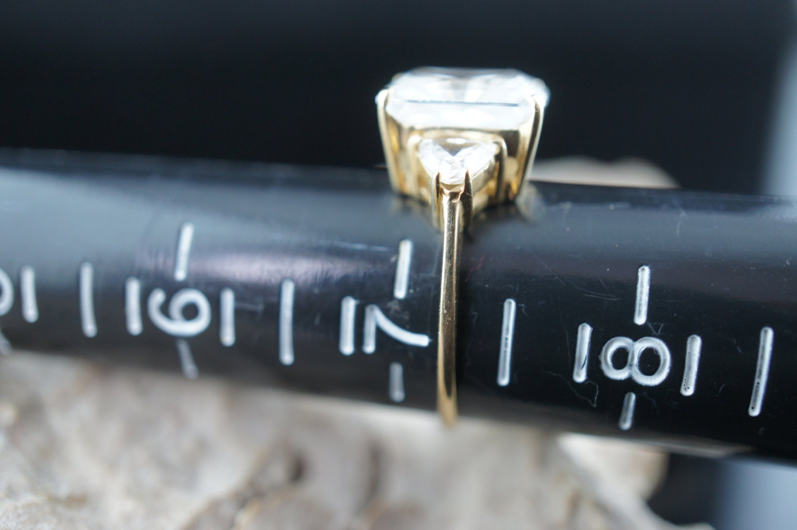 14k Karat D15 Solid Yellow Gold Engagement White Shiny Etsy