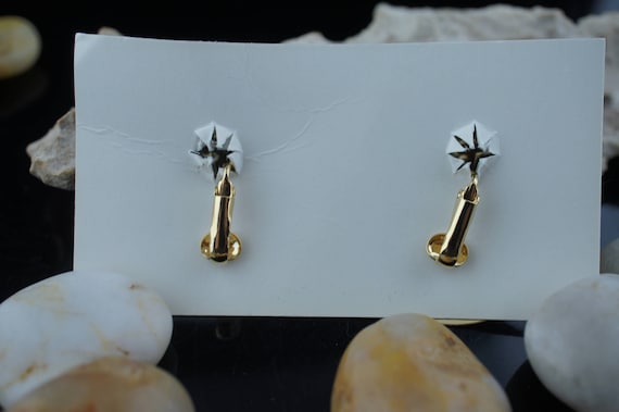 Earrings Clip On Art Deco Jewelry Vintage beautif… - image 3
