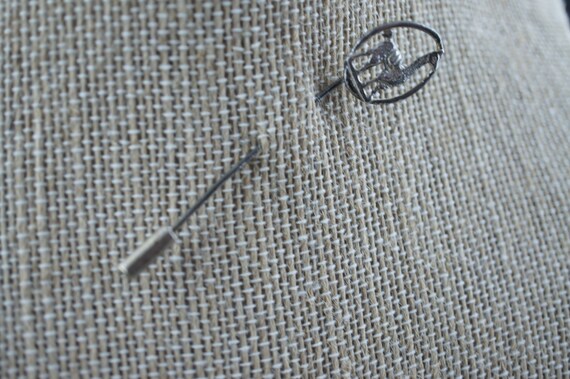 925 Sterling Silver Jewelry Stick pin needle Came… - image 5