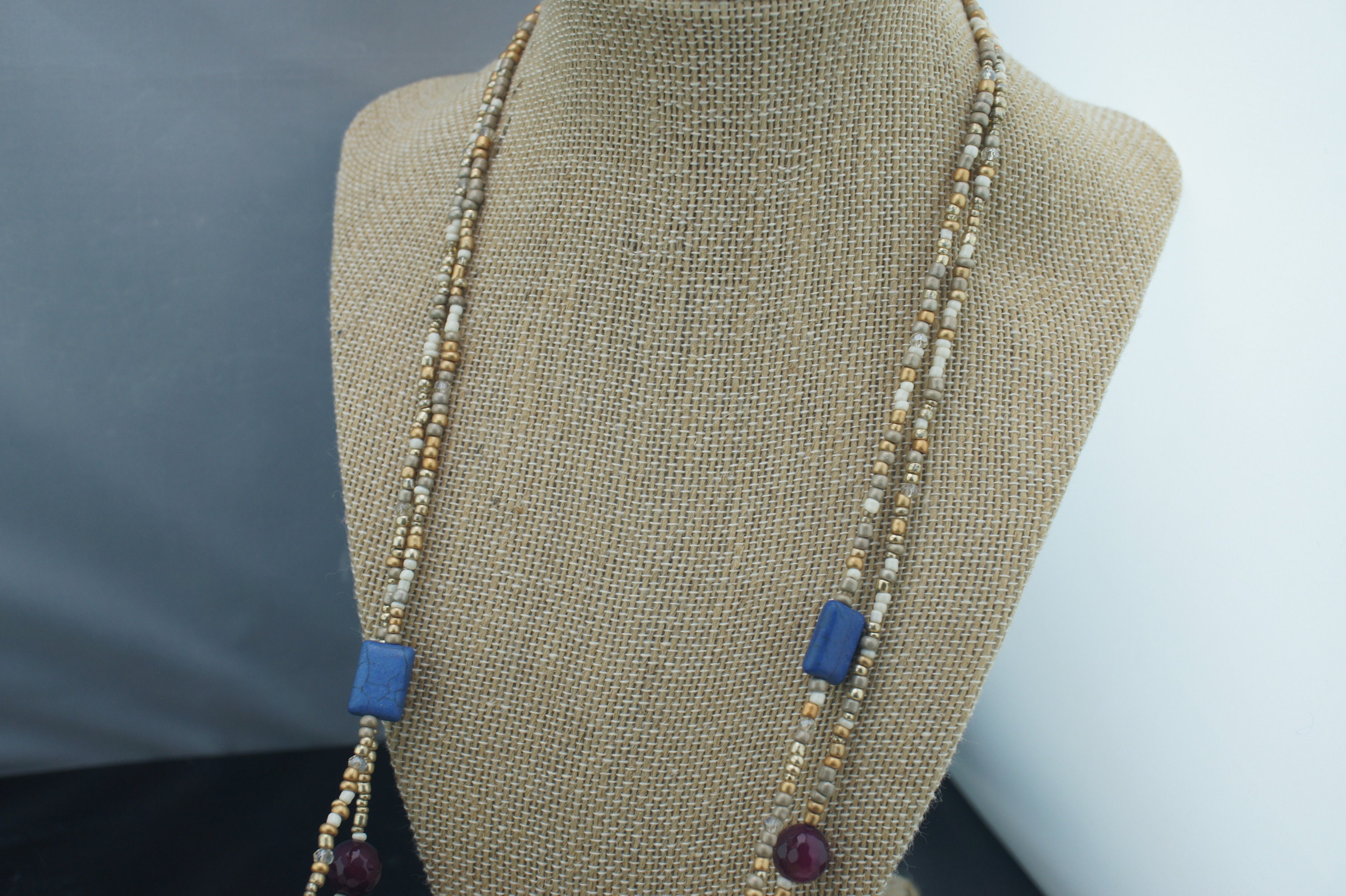 Collier long de 30 pouces AA + perles de riz baroques blanches, collier de perles blanches, NPN1-013 - France