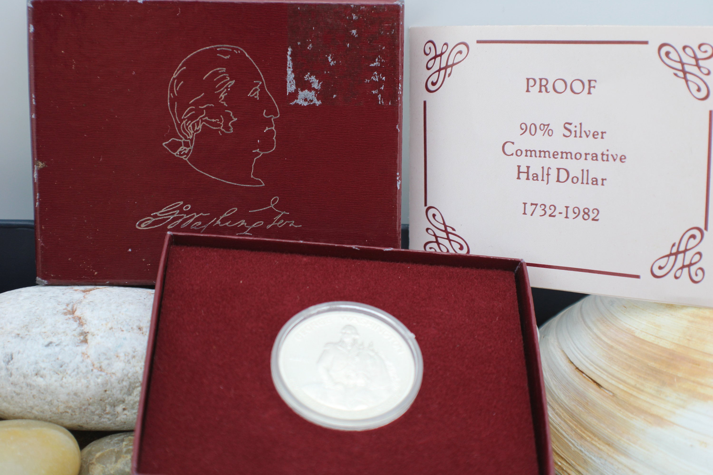 1982 george washington half dollar - Etsy 日本