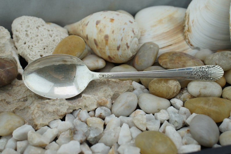 Vintage Sterling Silver 925 Serving Tablespoon Dessert Spoon 6 Etsy