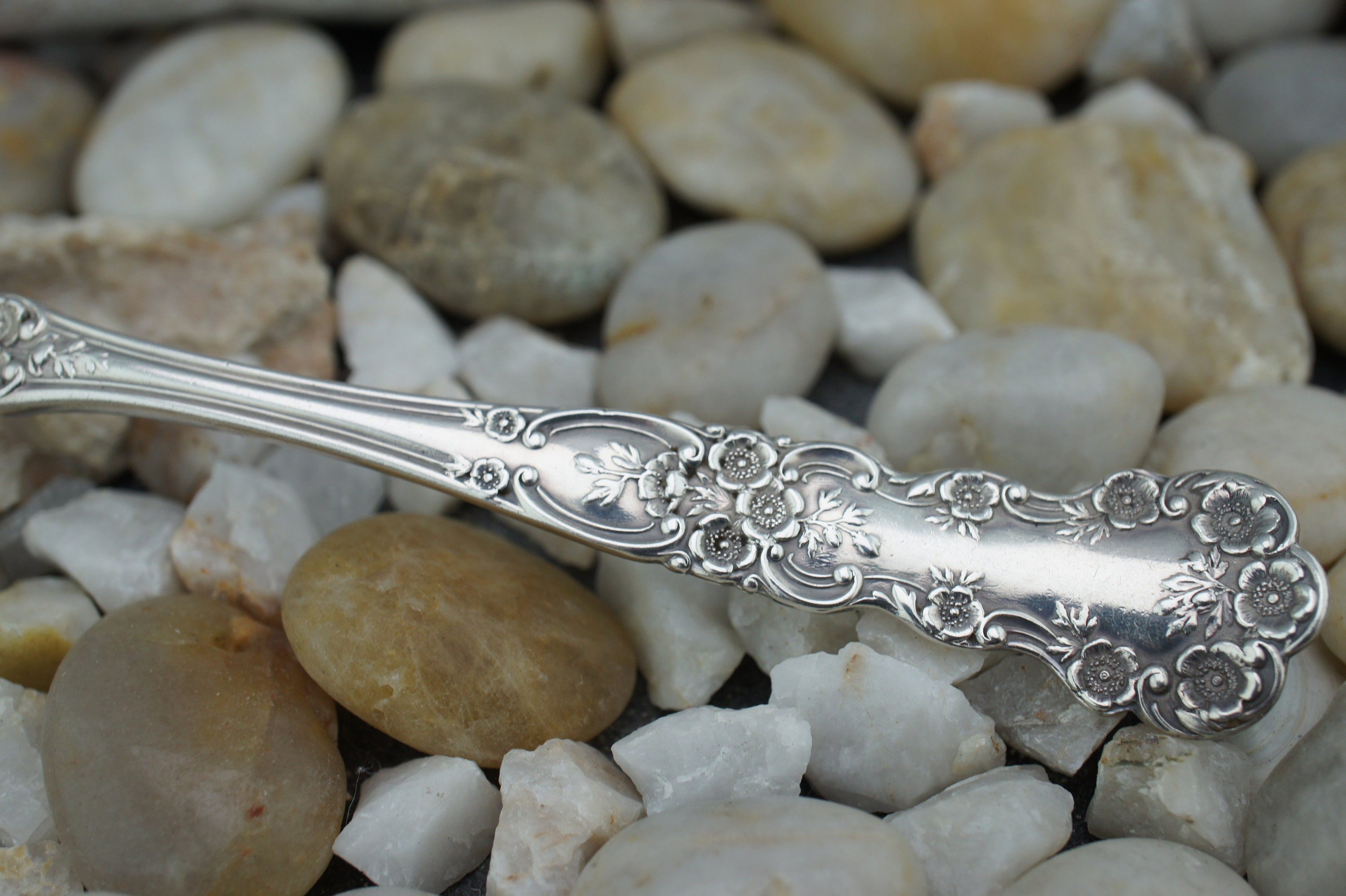 Gorham 925 ヴィンテージ スターリングシルバー サービングフォーク