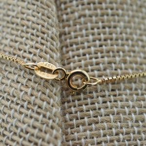 thumbnail image 2 of 14k Solid White Gold Box Chain Necklace - Made In Italy, Super Thin 0.6mm, 16 To 24 Inch 2 of 6