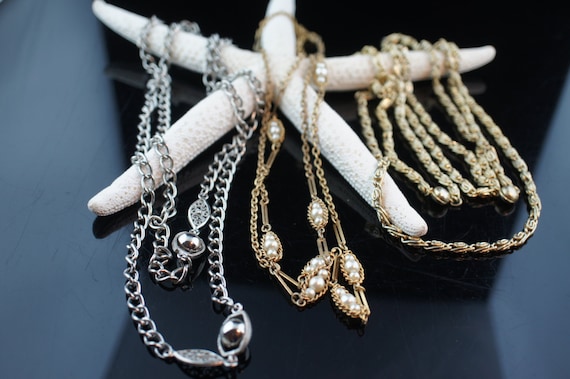 Carah Cov ネックレスチェーンセット 3ネックレス ゴールド シルバー 