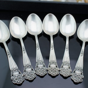 Antique 1907 Pat.1898 Towle Georgian 925/1000 Sterling Silver Spoon Teaspoon HST