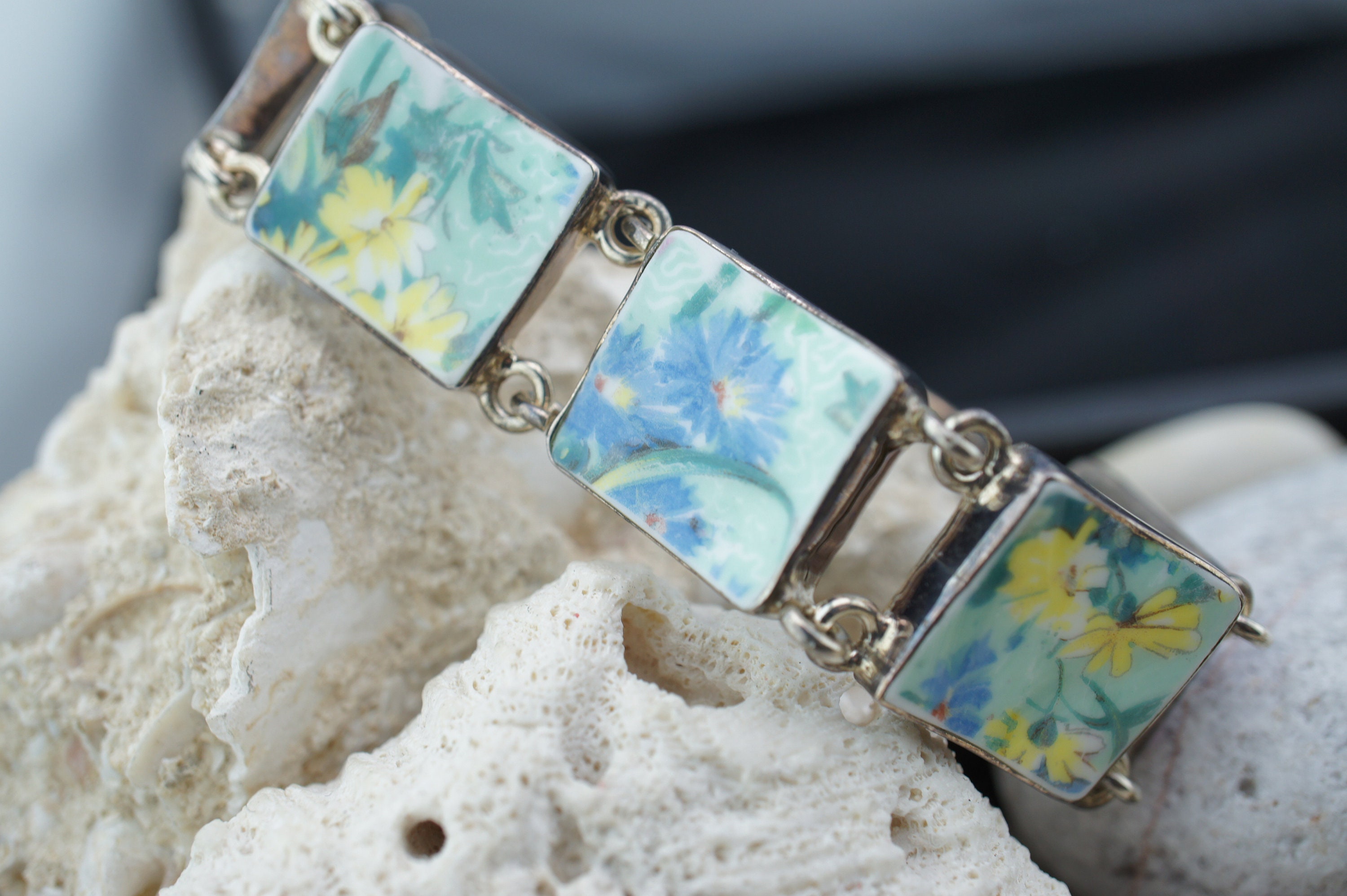 Sterling Silver Signed JSVR Jacqueline Smiley 950 Vintage Bracelet ...