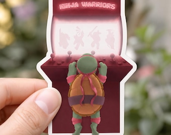 Pegatina de TMNT Arcade "Cuando sea mayor"