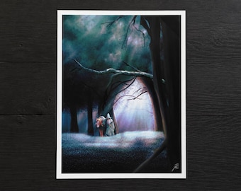 Lámina artística de Gandalf el Gris - Otro viaje