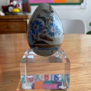 Decorative Pottery Egg Tonalá Mexico Salvador Vazquez Jorge Wilmot : Mexican Home Decor