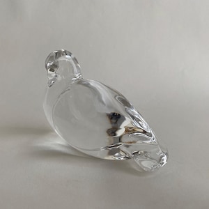 Val St Lambert Bird Crystal - Etsy