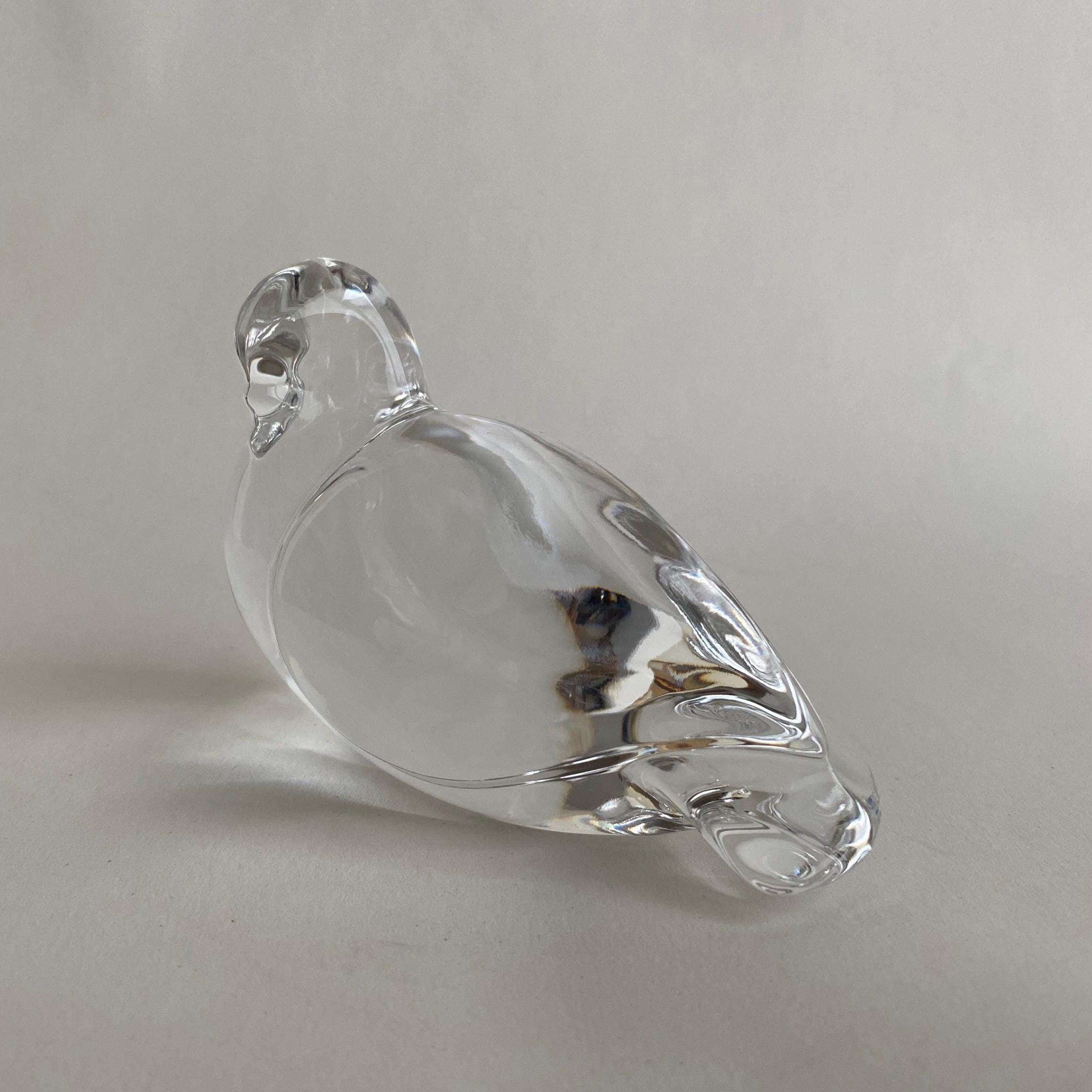 Val St Lambert Bird Crystal - Etsy