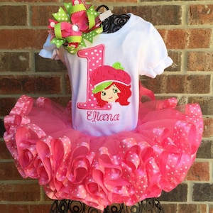 Strawberry shortcake 3 piece tutu set!
