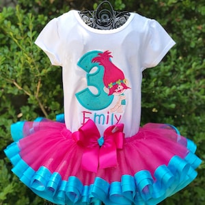 Trolls tutu set | Poppy tutu set | Trolls tutu