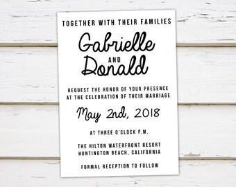 casual invitations etsy