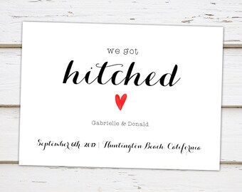 we got married card
