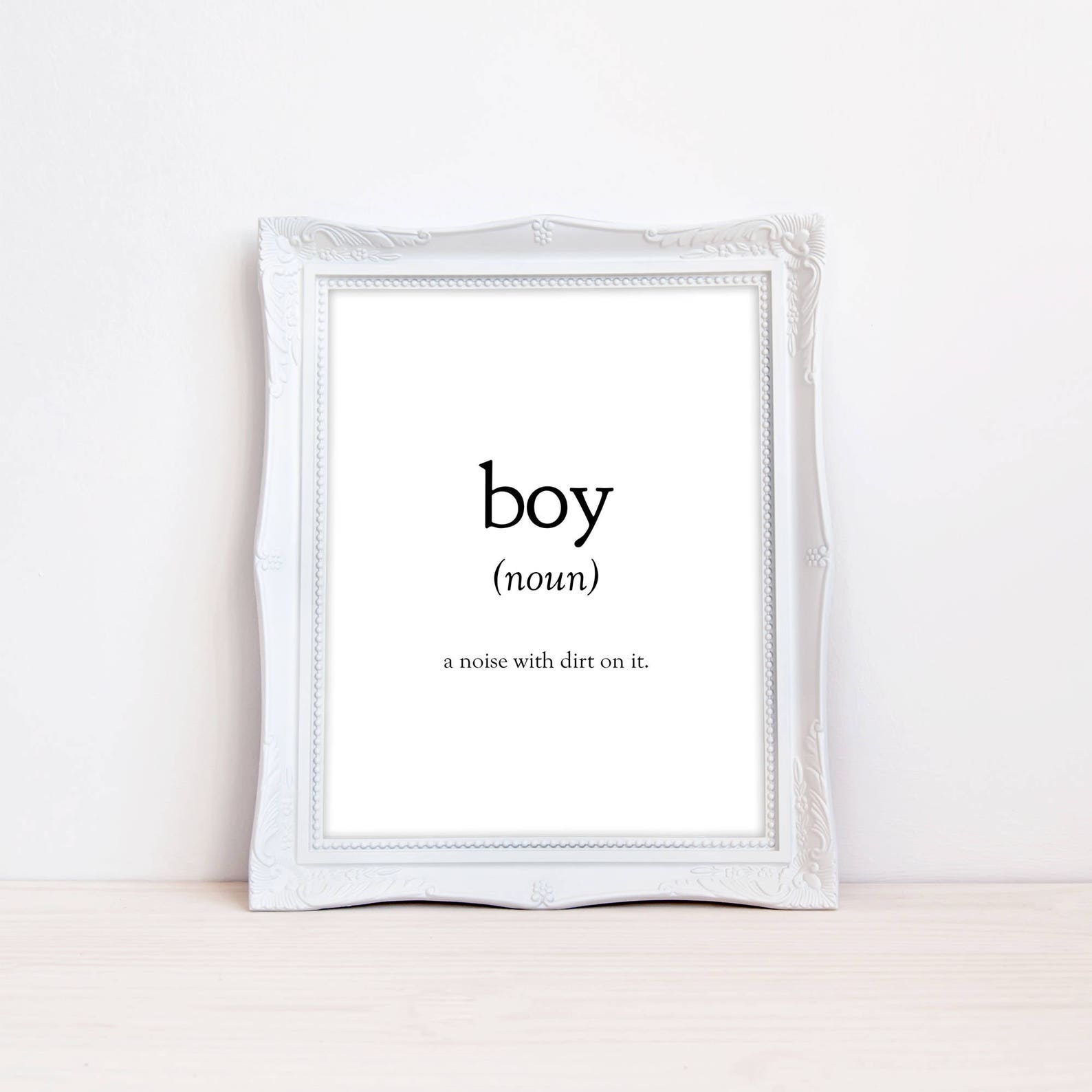 Boy Definition Printable Wall Art Boy Definition Funny Etsy