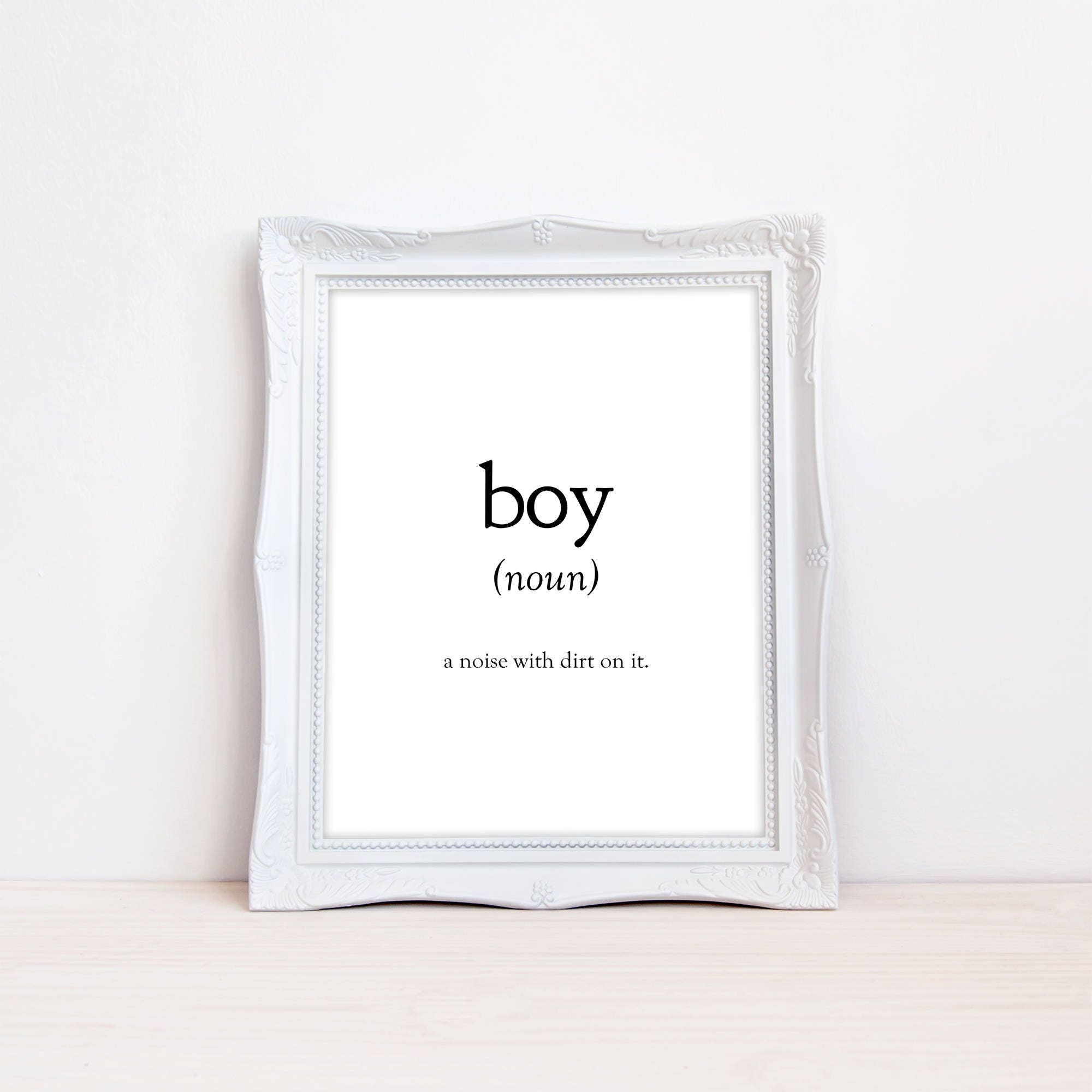 Boy Definition Printable Wall Art Boy Definition Funny Etsy