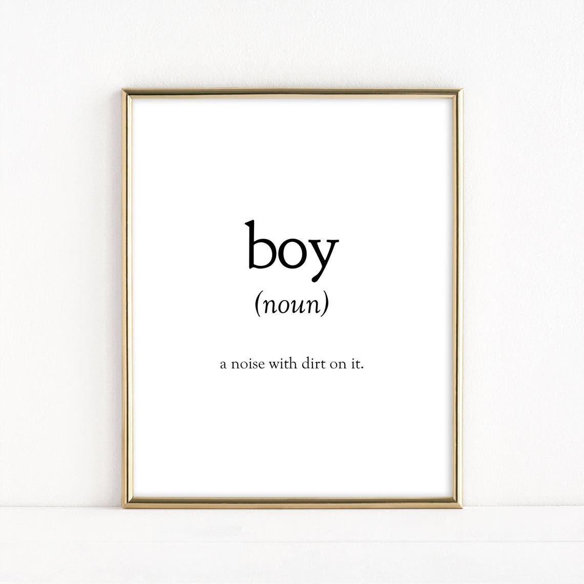 Boy Definition Printable Wall Art Boy Definition Funny Etsy