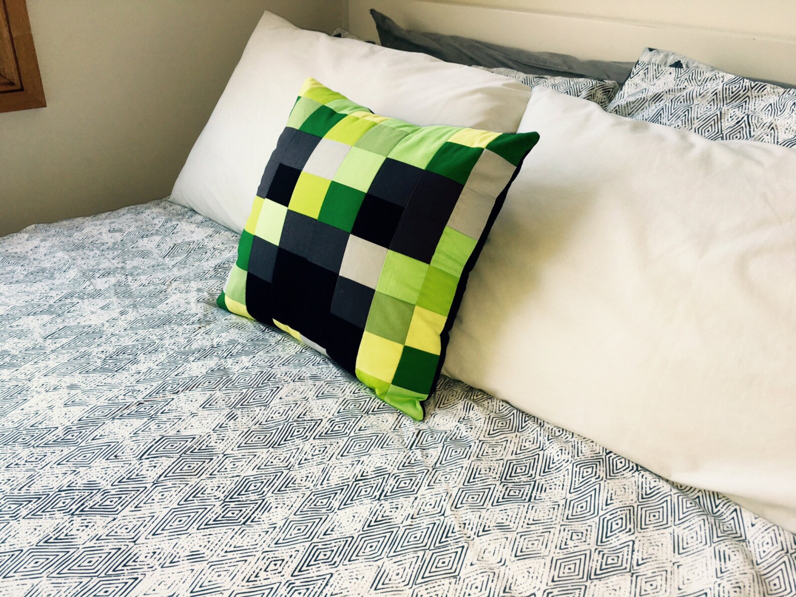 Minecraft Inspired Pillow Creeper Pillow Pillowcase Only Etsy