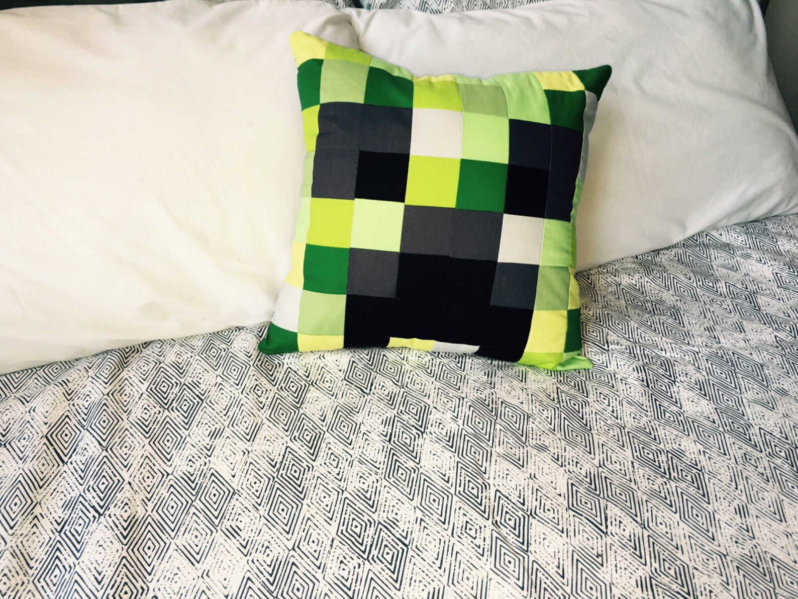 Minecraft Inspired Pillow Creeper Pillow Pillowcase Only | Etsy