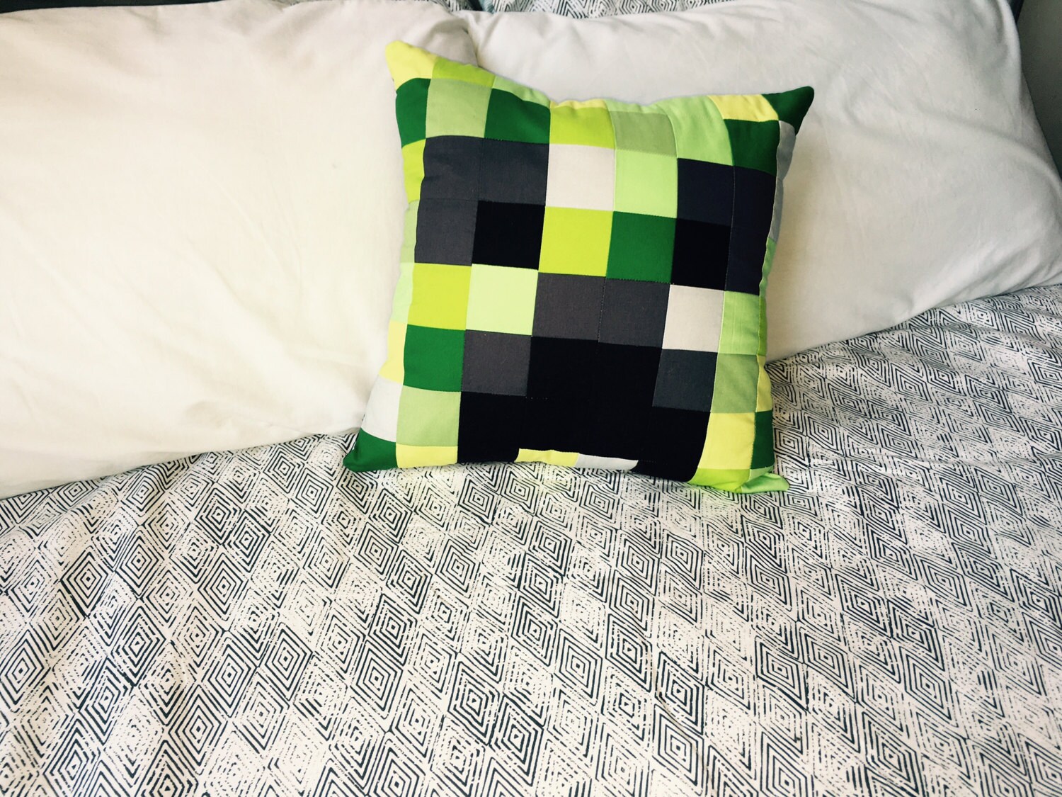 Minecraft Inspired Pillow Creeper Pillow Pillowcase Only ...