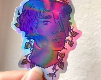 Magical Holo Boy Vaporwave Estética impermeable vinilo pegatina