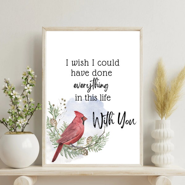 Cardinal Printable Wall Art