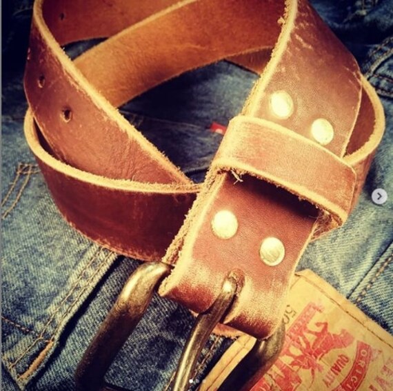 brass buckle jeans
