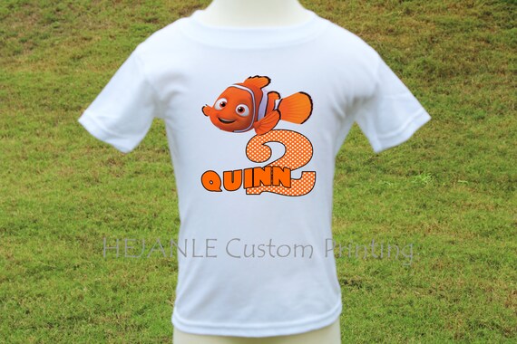 Nemo Con Grandes Lunares Numero Cumpleanos Personalizado Etsy