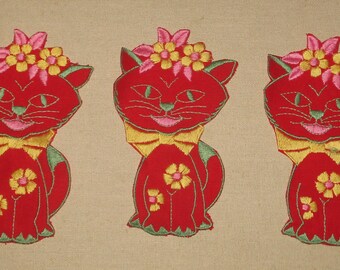 Cat Motif Etsy