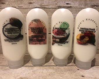 Hemp Oil, Hand & Body Lotion