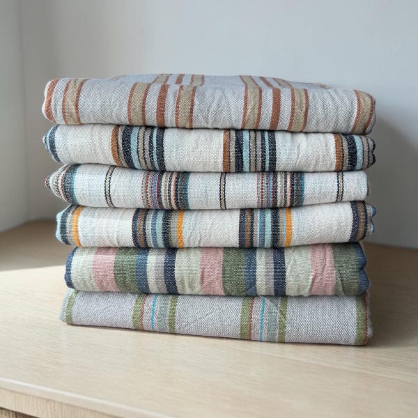 Cotton Linen Turkish Towel – Lightweight Peshtemal Beach & Bath Towel, Handwoven Textured Spa Towel, Minimalist Travel Towel