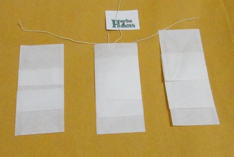 Empty Tea Bags 5 X5 Cm 5 X 7 Cm With and Without Strings Etsy