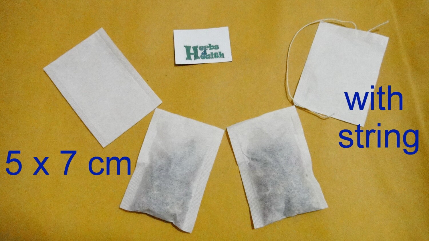 Empty Tea Bags 5 X5 Cm 5 X 7 Cm With and Without Strings Etsy