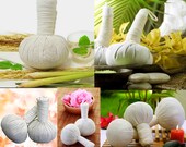 Aromatic Thai Herbal Body Compress Ball 6.7 oz (190 g) Home remedy Massage and Spa
