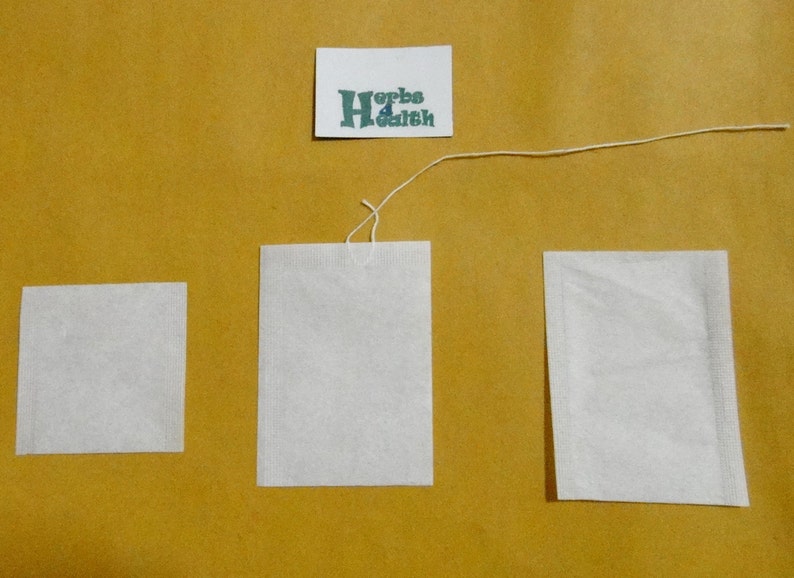 Empty Tea Bags 5 X5 Cm 5 X 7 Cm With and Without Strings Etsy