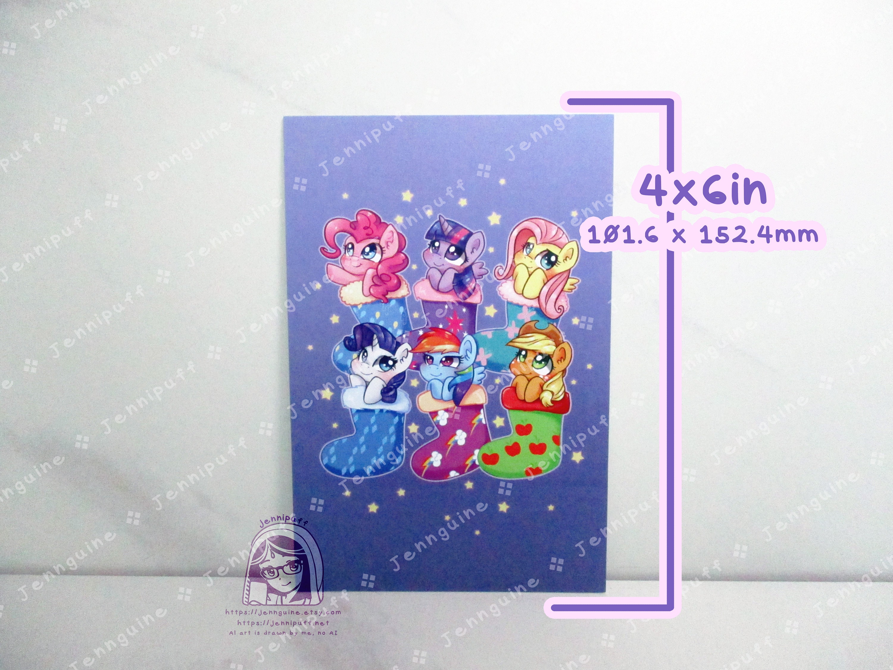 Christmas 2022 4x6in Prints, MLP, Fru!ts Basket, Hell0 K!itty ...