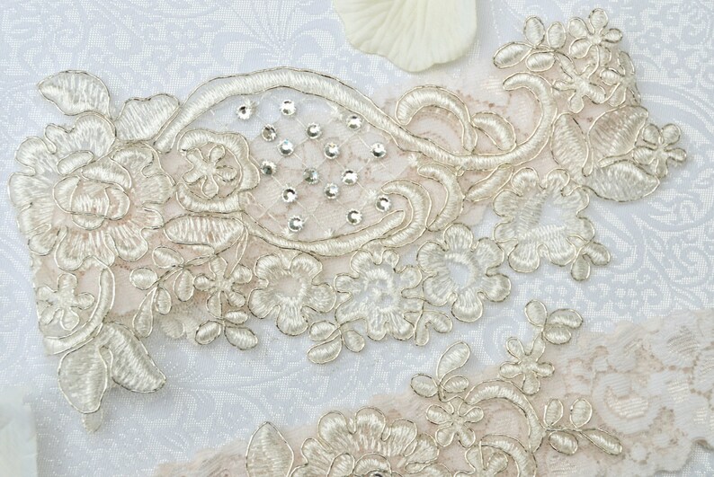 Wedding Garter Set Keepsake Garter Bridal Garter Set Toss Garter Bridal Garter Set Garter Lace Garter Wedding Garter