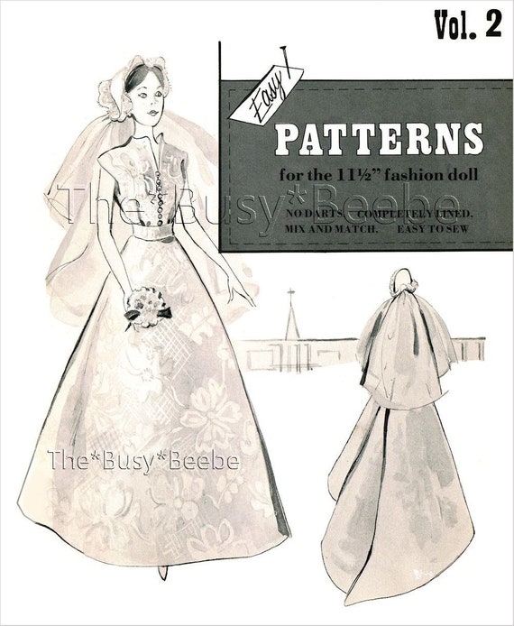 Vintage Mix /& Match for Barbie Fashion Doll Pattern Vol 1